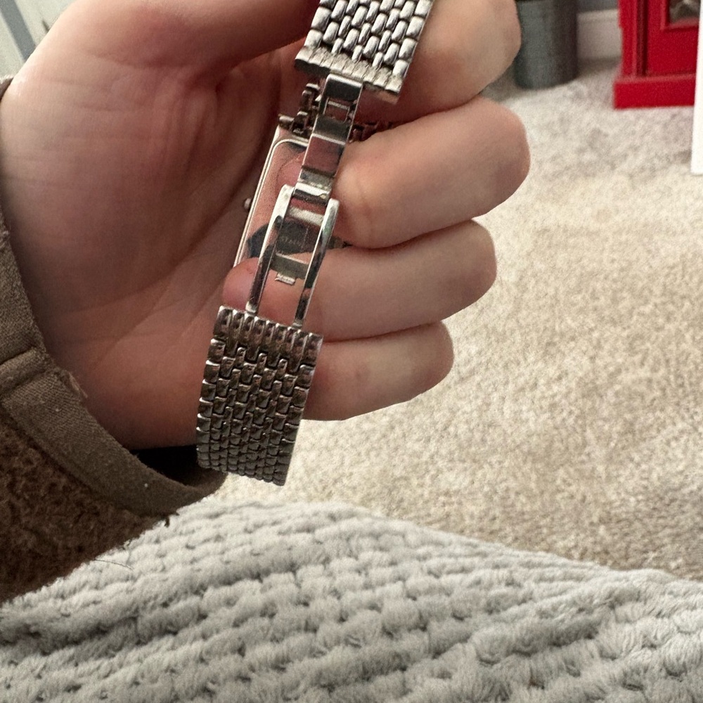 Colibri Silver Rectangular Watch - image 3